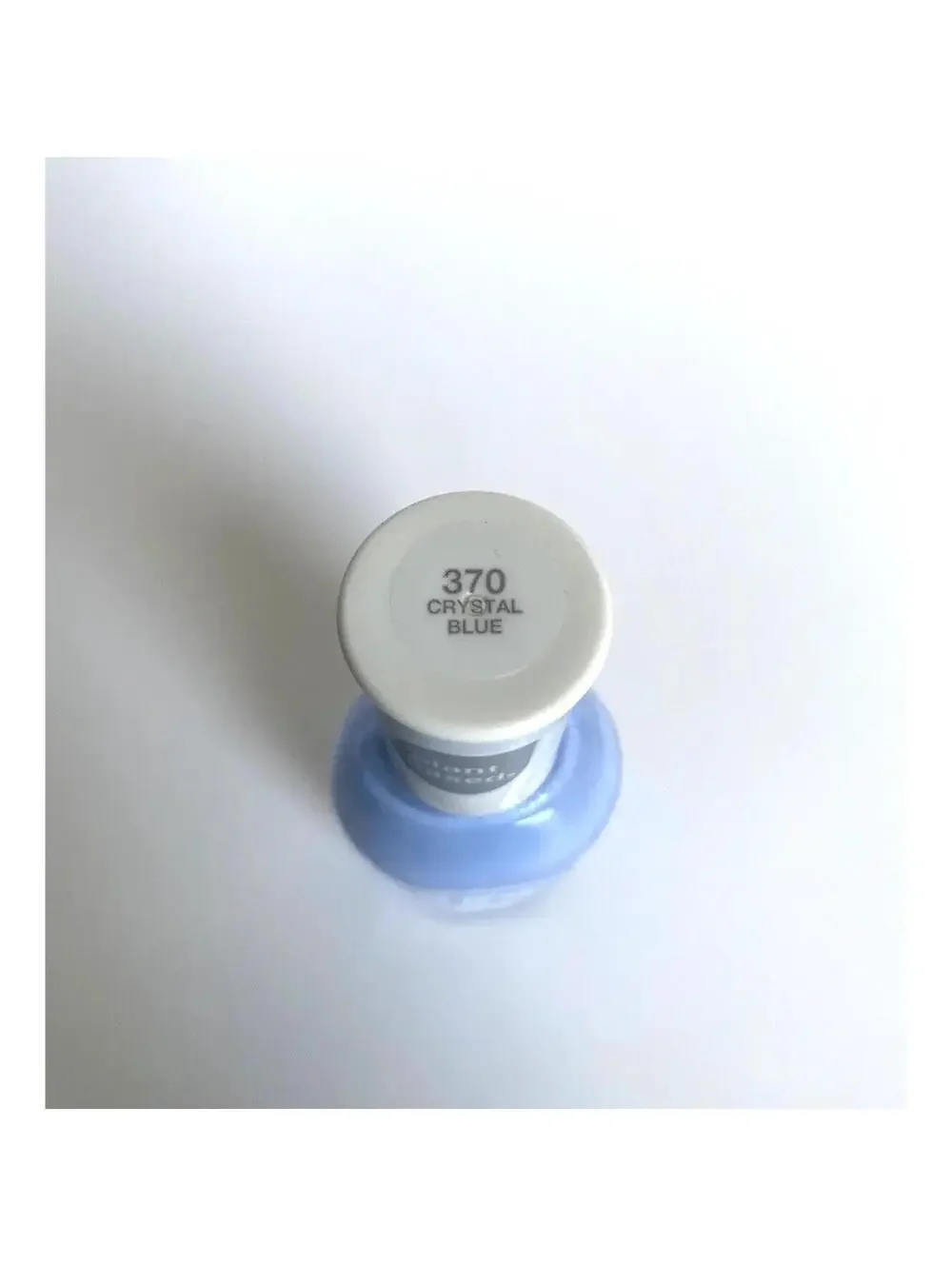 Sally Hansen #370 Crystal Blue Nail Polish 100% Vegan Plant Based for Nail Care